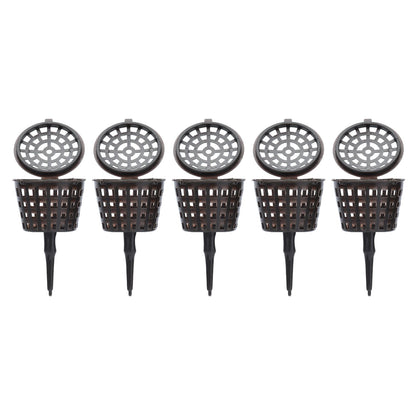 50Pcs Fertilizer Basket Plastic Sturdy Durable Planting Fertilization Box for Potted Plants Home Balconies Garden