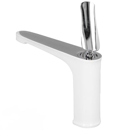 G1/2 Single Handle Basin Mixer Tap with Metal Handle Durable Solid Brass Bathroom Faucet