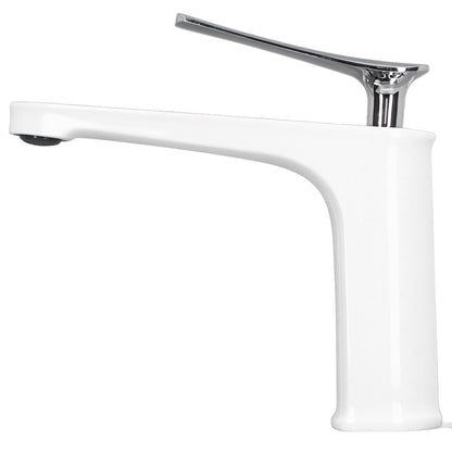 G1/2 Single Handle Basin Mixer Tap with Metal Handle Durable Solid Brass Bathroom Faucet