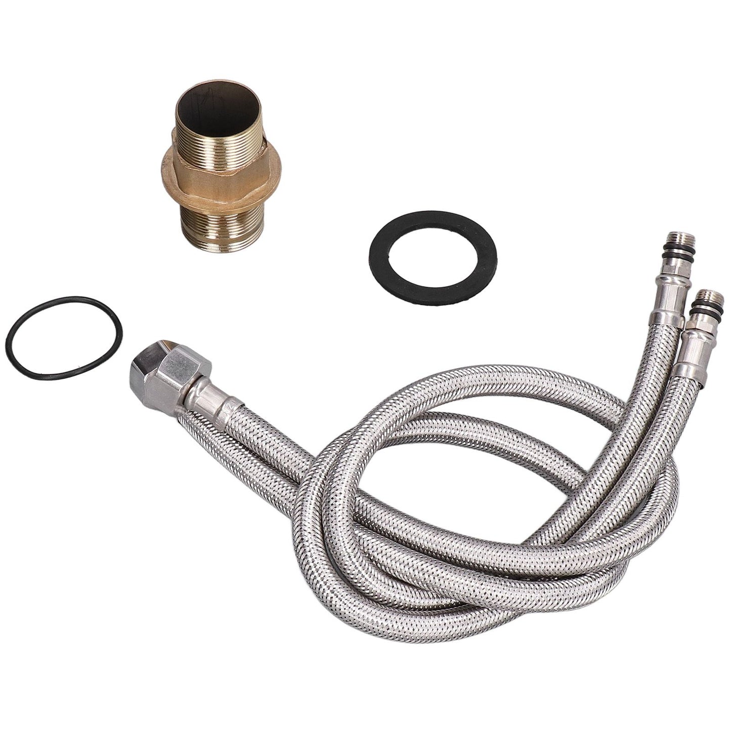G1/2 Single Handle Basin Mixer Tap with Metal Handle Durable Solid Brass Bathroom Faucet
