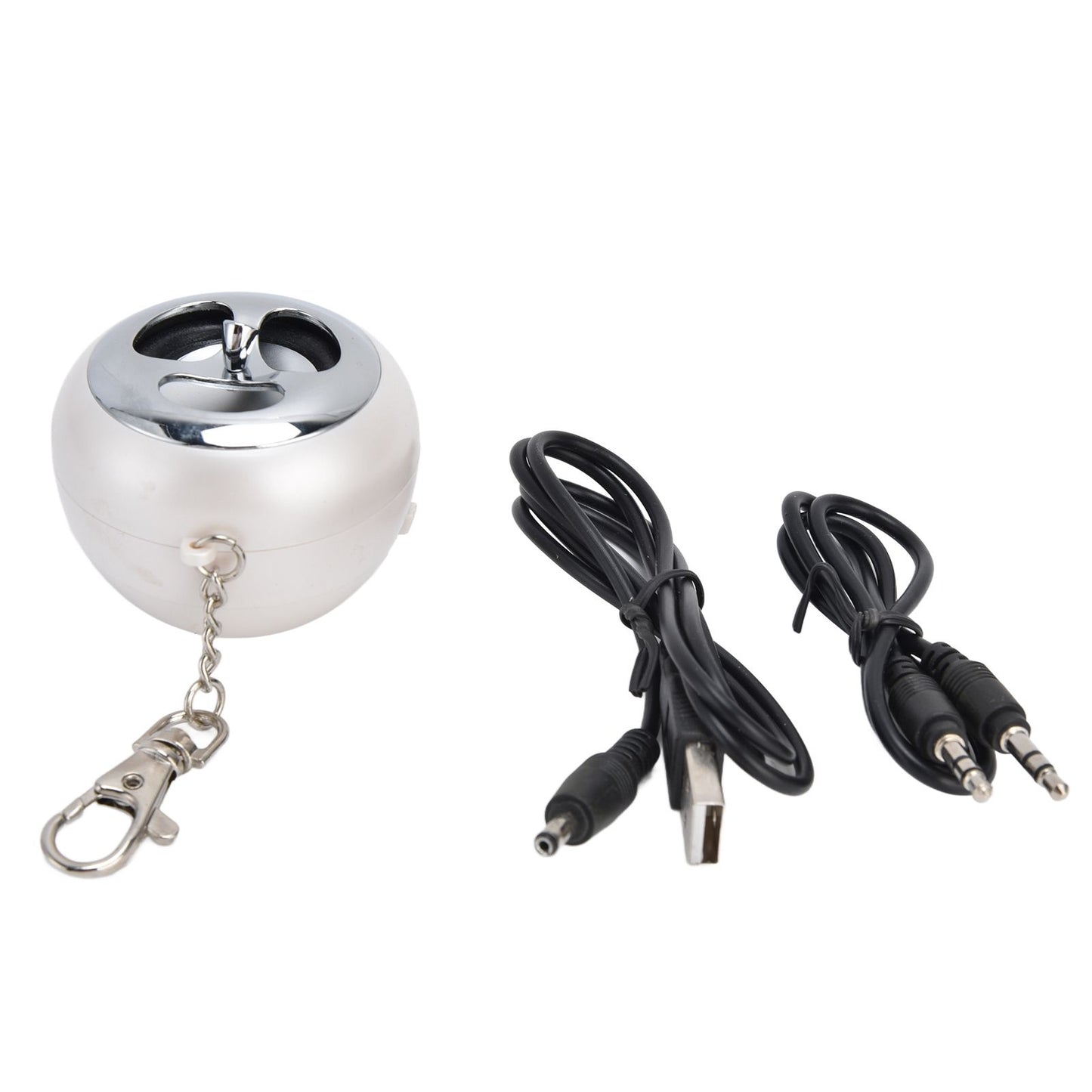 Mini Portable ABS Speaker USB Rechargeable 3W Loudspeaker 200mAh with Colorful Night Light