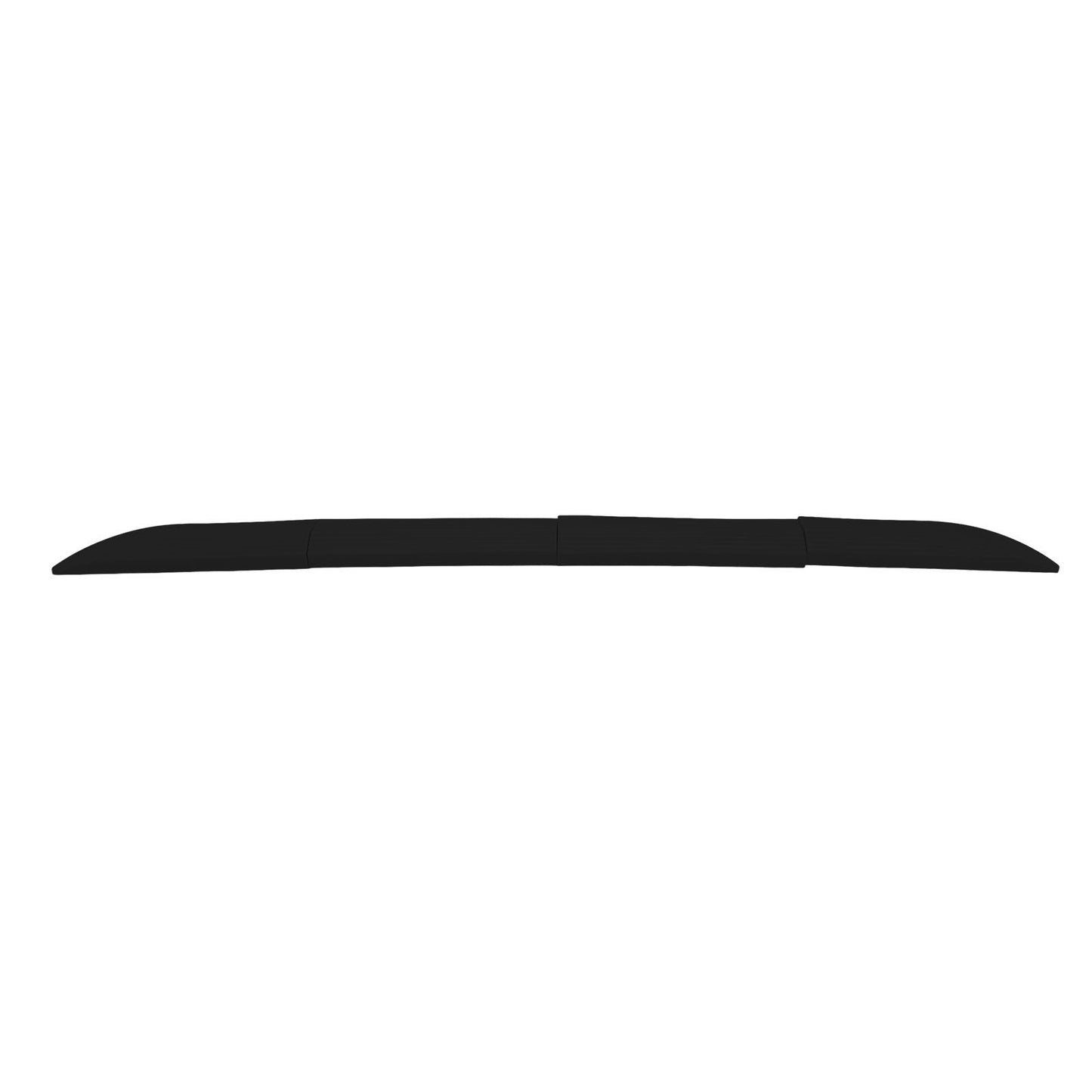 4PCS Universal Sweeper Door Sill Stair Wheelchair Door Sill Free Assembly Rubber Door Threshold ProtectBlack