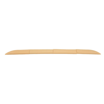 4PCS Universal Sweeper Door Sill Stair Wheelchair Door Sill Free Assembly Rubber Door Threshold ProtectBeige