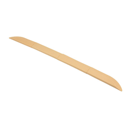 4PCS Universal Sweeper Door Sill Stair Wheelchair Door Sill Free Assembly Rubber Door Threshold ProtectBeige
