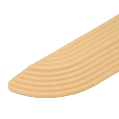 4PCS Universal Sweeper Door Sill Stair Wheelchair Door Sill Free Assembly Rubber Door Threshold ProtectBeige