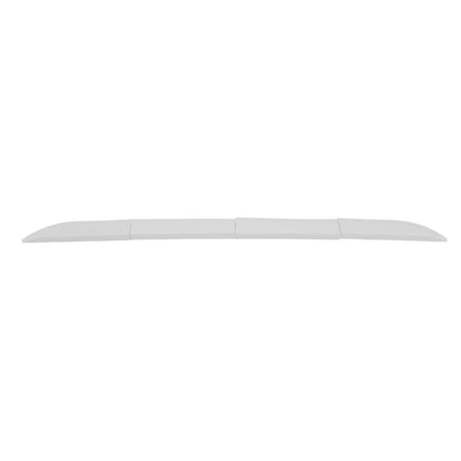 4PCS Universal Sweeper Door Sill Stair Wheelchair Door Sill Free Assembly Rubber Door Threshold ProtectWhite