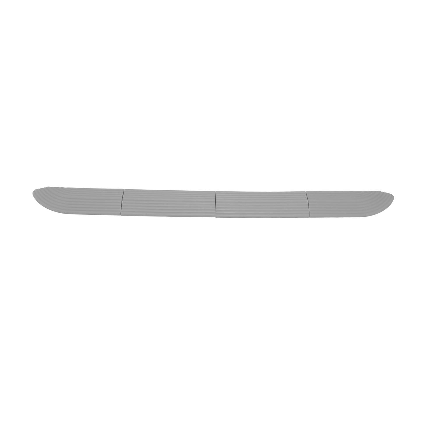 4PCS Universal Sweeper Door Sill Stair Wheelchair Door Sill Free Assembly Rubber Door Threshold ProtectGrey