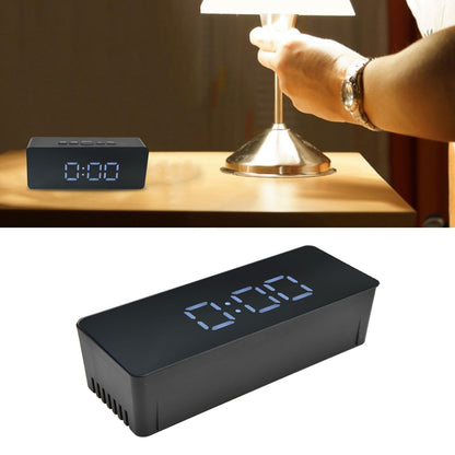 LED Clock Multifunctional USB Powered 3 Lighting Modes Snooze Time Celsius Fahrenheit Display Digital Alarm ClockBlack