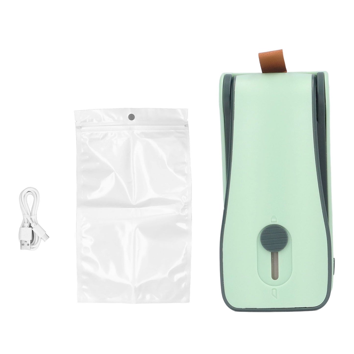 Mini Food Sealer Small Handheld Bottom Magnetic Design USB Charging Quick Sealing Food Sealer Machine