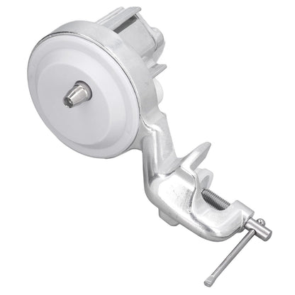 Manual Macaroni Maker Aluminium Alloy Silver Portable Hand Cranking Noodles Pressing Machine for Kitchen Restaurant
