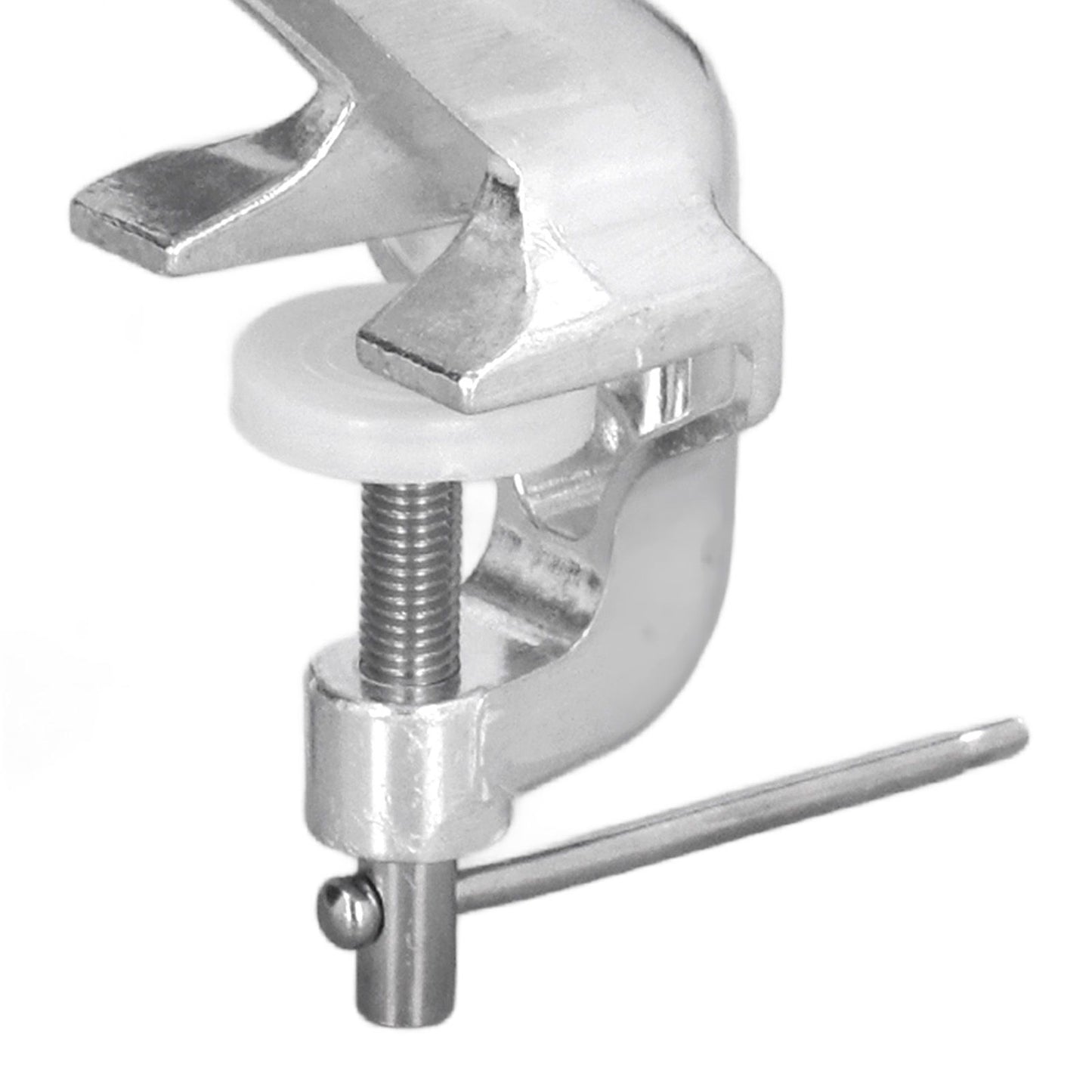 Manual Macaroni Maker Aluminium Alloy Silver Portable Hand Cranking Noodles Pressing Machine for Kitchen Restaurant