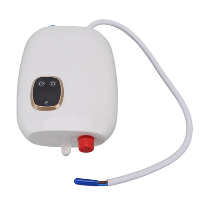 5500W 25A Electric Instant Hot Water Heater Touch Screen Over Temperature Protection Water Heater with Shower Head 220V