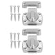 2pcs Door Lock Thickened High Hardness Zinc Alloy Anti Locking Door Buckle for Doors Secruity