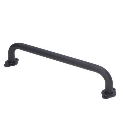 Barn Door Handle Black Carbon Steel Interior Wooden Door Matte Handle for Wooden Gate Shed Cabinet Door