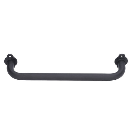 Barn Door Handle Black Carbon Steel Interior Wooden Door Matte Handle for Wooden Gate Shed Cabinet Door
