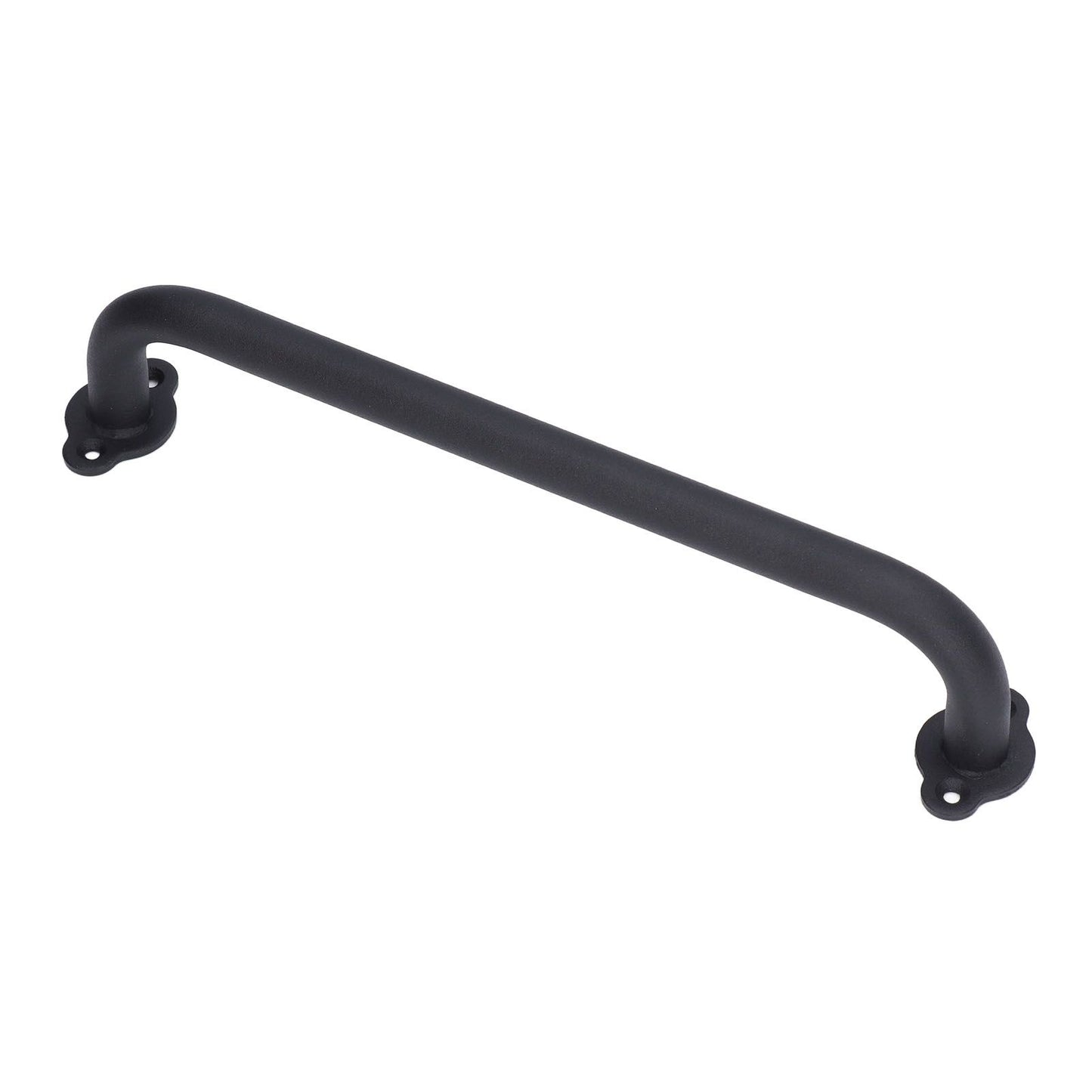 Barn Door Handle Black Carbon Steel Interior Wooden Door Matte Handle for Wooden Gate Shed Cabinet Door