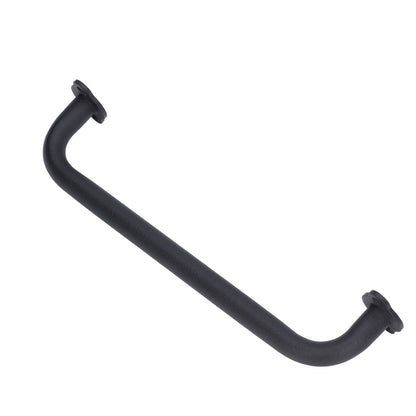 Barn Door Handle Black Carbon Steel Interior Wooden Door Matte Handle for Wooden Gate Shed Cabinet Door