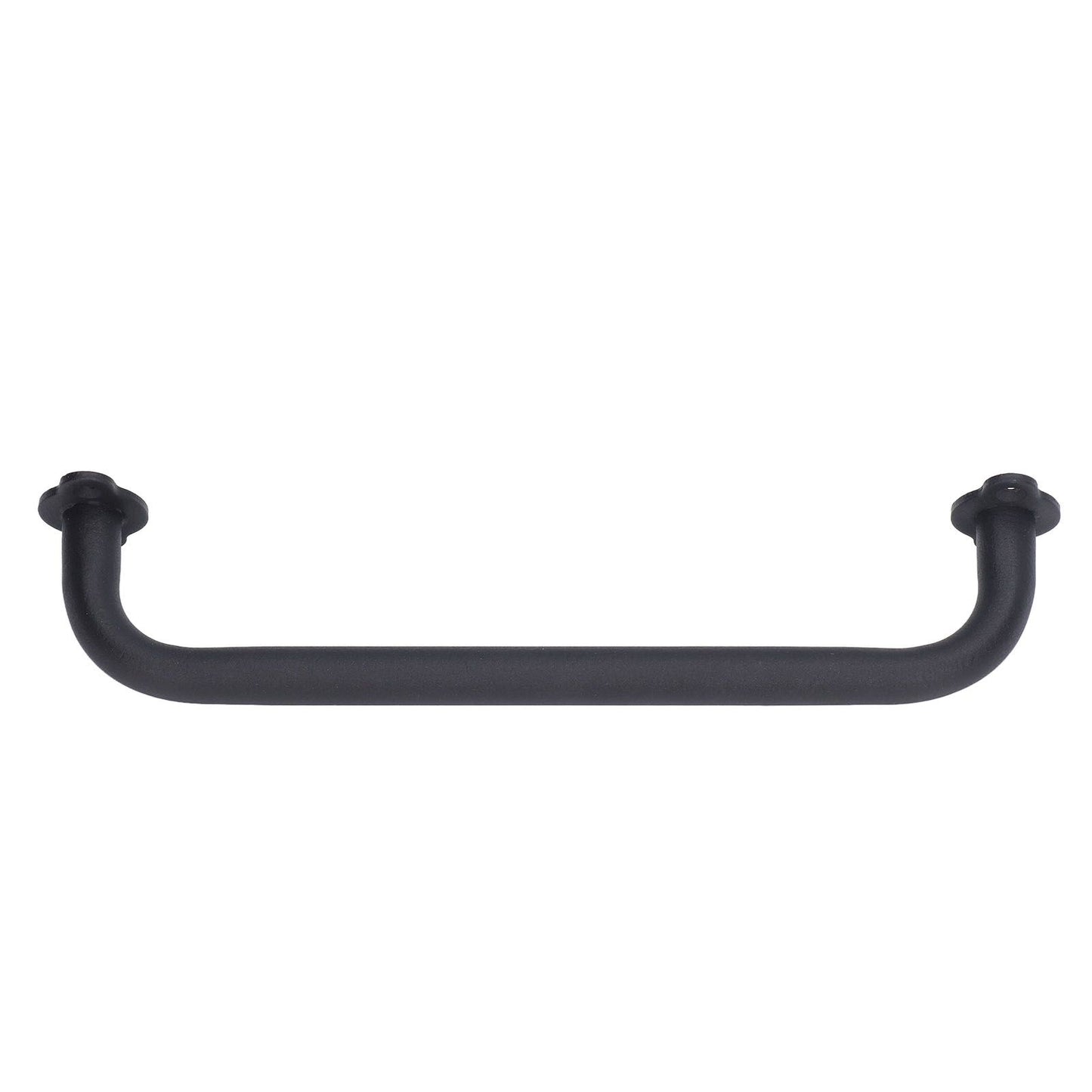 Barn Door Handle Black Carbon Steel Interior Wooden Door Matte Handle for Wooden Gate Shed Cabinet Door
