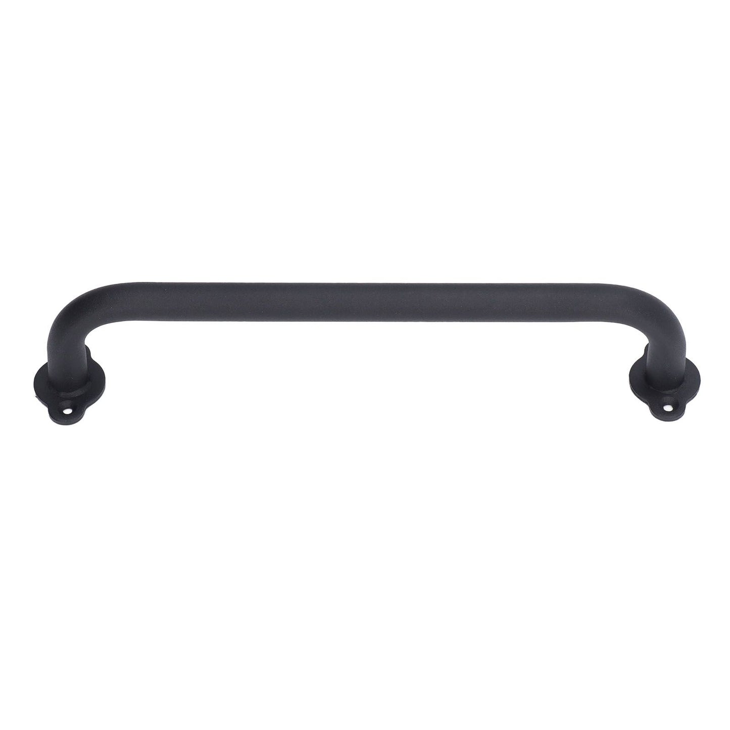 Barn Door Handle Black Carbon Steel Interior Wooden Door Matte Handle for Wooden Gate Shed Cabinet Door