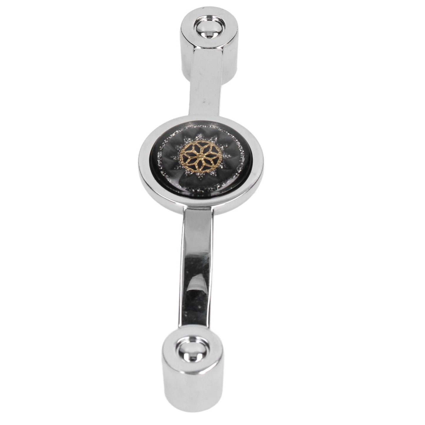 2PCS Door Handle Zinc Alloy Modern Wardrobe Cabinet Drawer Pull Handle for Home FurnitureBlack