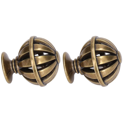 2Set Cabinet Knob Birdcage Hollow Closet Drawer Knob Zinc Alloy Wardrobe Knob for Home Decoration366 Birdcage Bronze