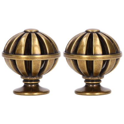 2Set Cabinet Knob Birdcage Hollow Closet Drawer Knob Zinc Alloy Wardrobe Knob for Home Decoration366 Birdcage Bronze