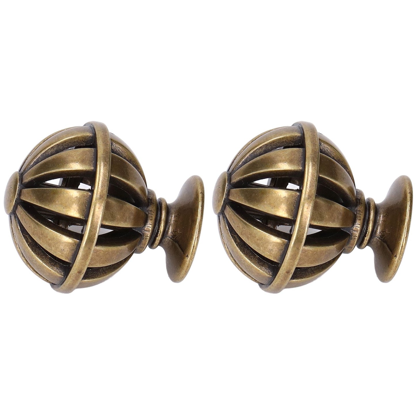 2Set Cabinet Knob Birdcage Hollow Closet Drawer Knob Zinc Alloy Wardrobe Knob for Home Decoration366 Birdcage Bronze