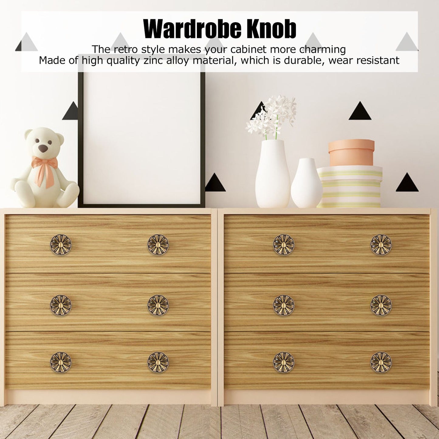 2Set Cabinet Knob Birdcage Hollow Closet Drawer Knob Zinc Alloy Wardrobe Knob for Home Decoration366 Birdcage Bronze