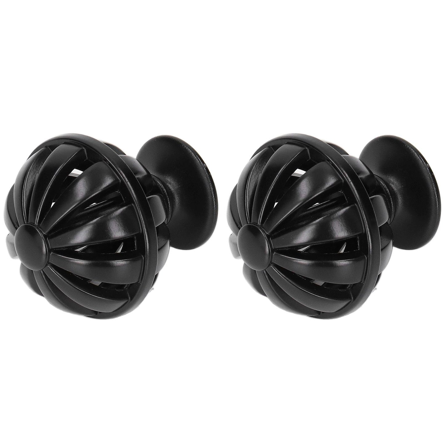 2Set Cabinet Knob Birdcage Hollow Closet Drawer Knob Zinc Alloy Wardrobe Knob for Home Decoration366 Birdcage Black