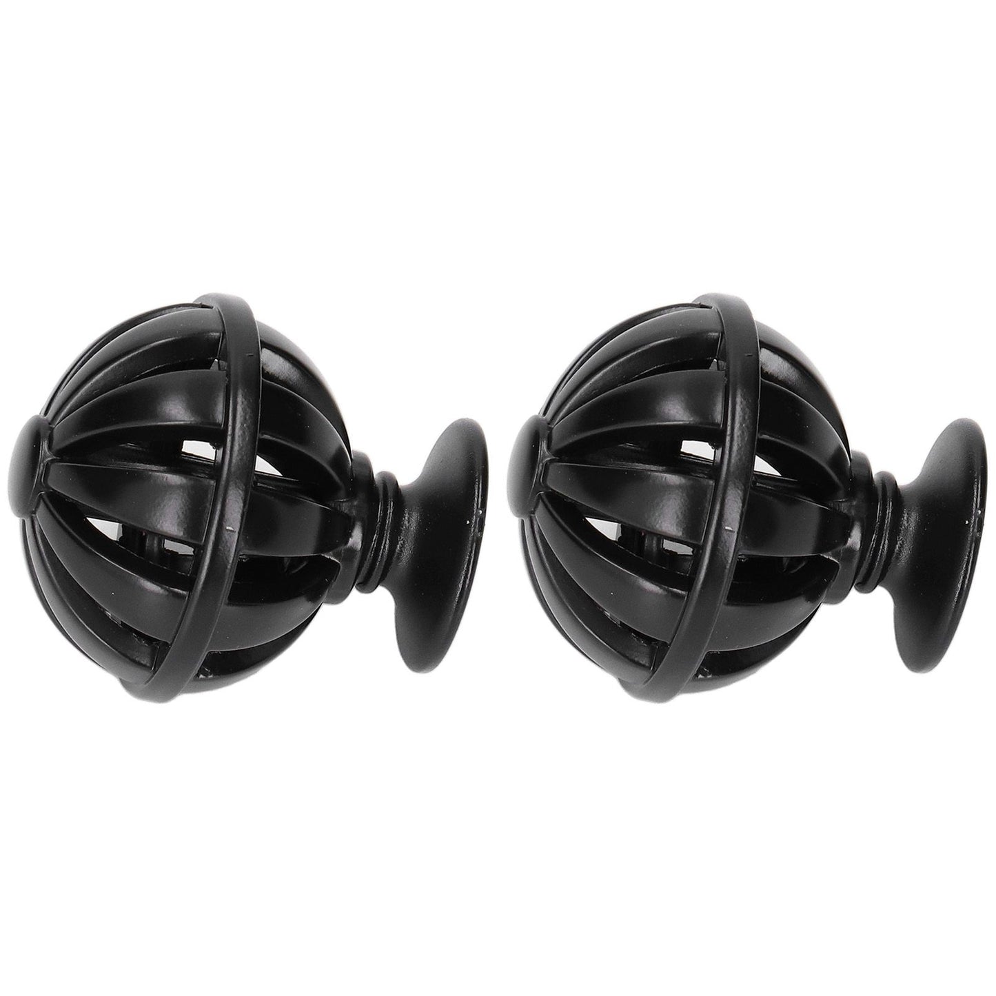 2Set Cabinet Knob Birdcage Hollow Closet Drawer Knob Zinc Alloy Wardrobe Knob for Home Decoration366 Birdcage Black