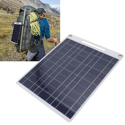Solar Panel 13W 5V Flexible Dual USB Output Lightweight Portable Energy Saving Solar Battery Charger for Travel