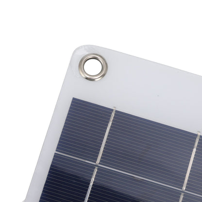 Solar Panel 13W 5V Flexible Dual USB Output Lightweight Portable Energy Saving Solar Battery Charger for Travel