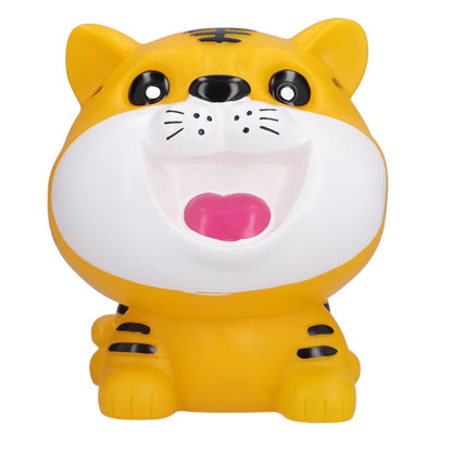 Piggy Bank Anti Fall Waterproof Cartoon Money Saving Box for Boys Girls Kids Birthday Gift(Big Hip Hop Tiger Open Your Eyes )