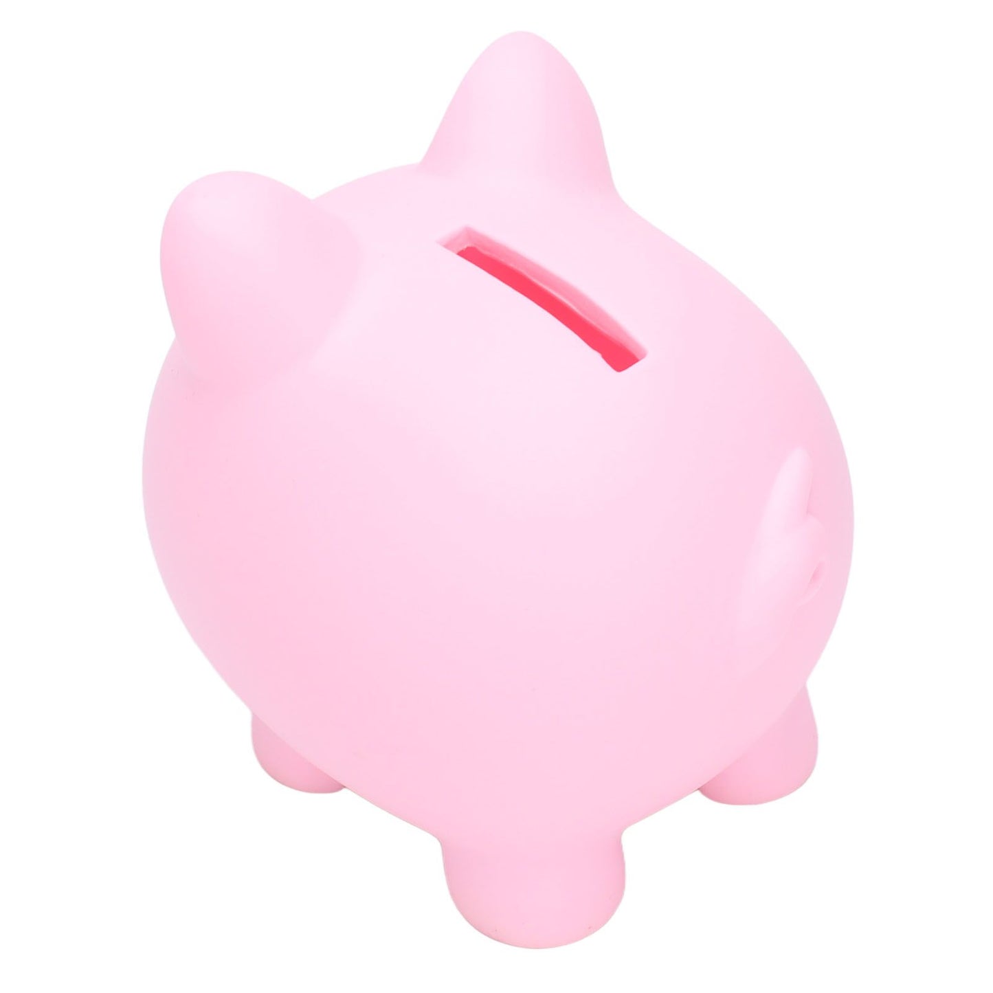 Piggy Bank Rugged Durable Vinyl Cartoon Animal Pig Coin Cash Piggy Bank Boy Girl GiftPink