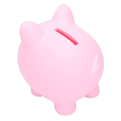 Piggy Bank Rugged Durable Vinyl Cartoon Animal Pig Coin Cash Piggy Bank Boy Girl GiftPink