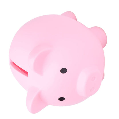 Piggy Bank Rugged Durable Vinyl Cartoon Animal Pig Coin Cash Piggy Bank Boy Girl GiftPink