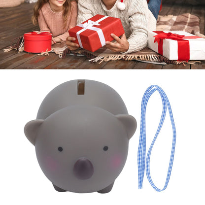 Piggy Bank Safe Poisonless Material Sturdy Durable Lovely Appearance Coin Bank for Boys Girls ChildrenSmall Bear
