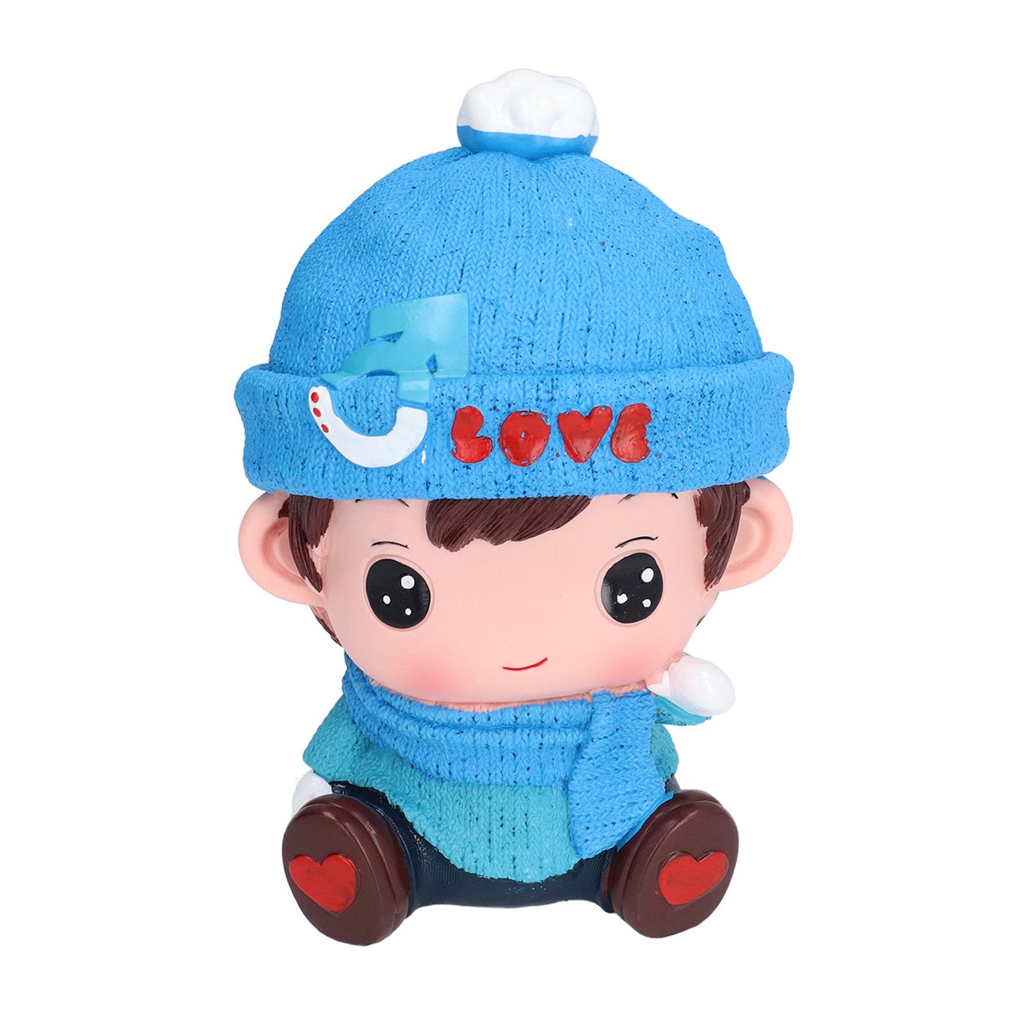 Piggy Bank Cute Cartoon Couple Doll Shape Environmental Friendly Decorative Ornament Children Toy GiftsMale Doll