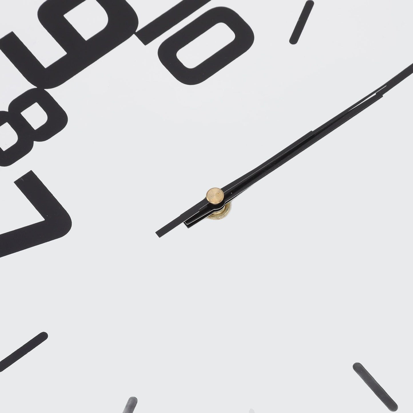 Frameless Pendulum Wall Clocks Number Decoration DIY Assembly Modern Wall Clocks with Silent Movement Wall Clock for Office