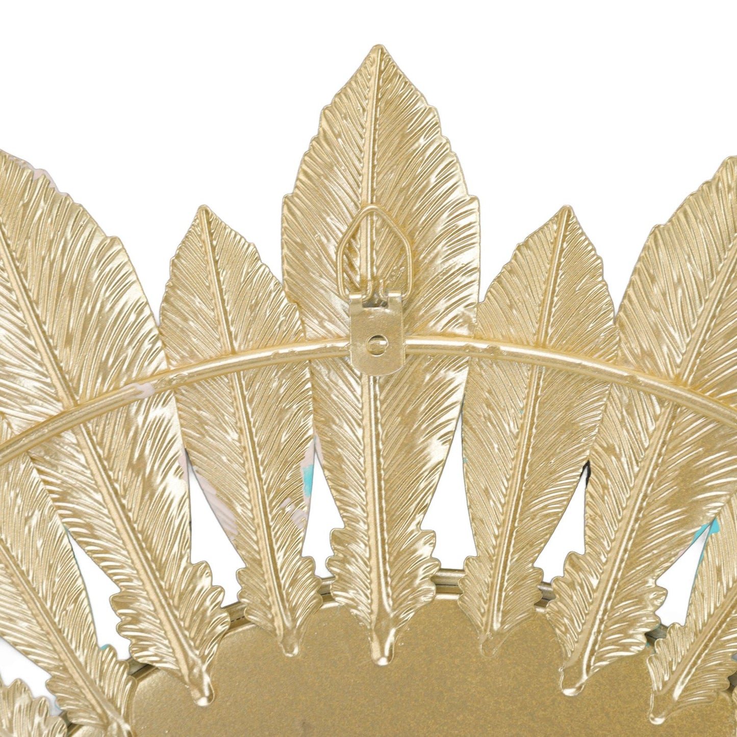 Metal Wall Decor Modern Minimalist Hanging Feather Wall Art Sculpture for Bedroom Living Room Study Office