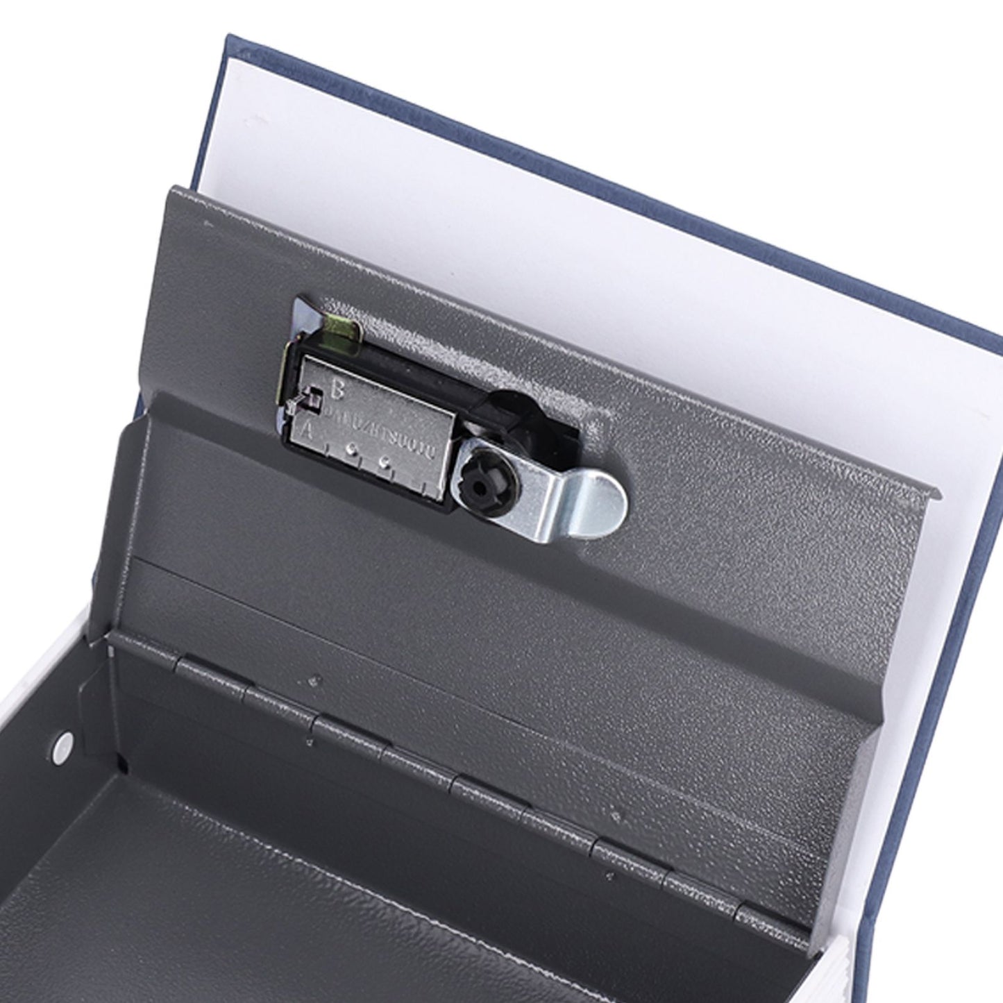 Book Shaped Steel Safe Classic Secret Book Safe Lock Password Type Household Storage BoxBlue