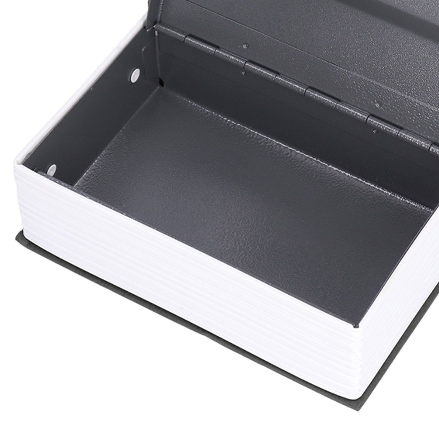 Book Shaped Steel Safe Classic Secret Book Safe Lock Password Type Household Storage BoxBlack