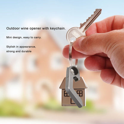 Beer Bottle Opener Keychain Mini Key Ring Small Tool Camping Mini Opener Beer Wine Tools
