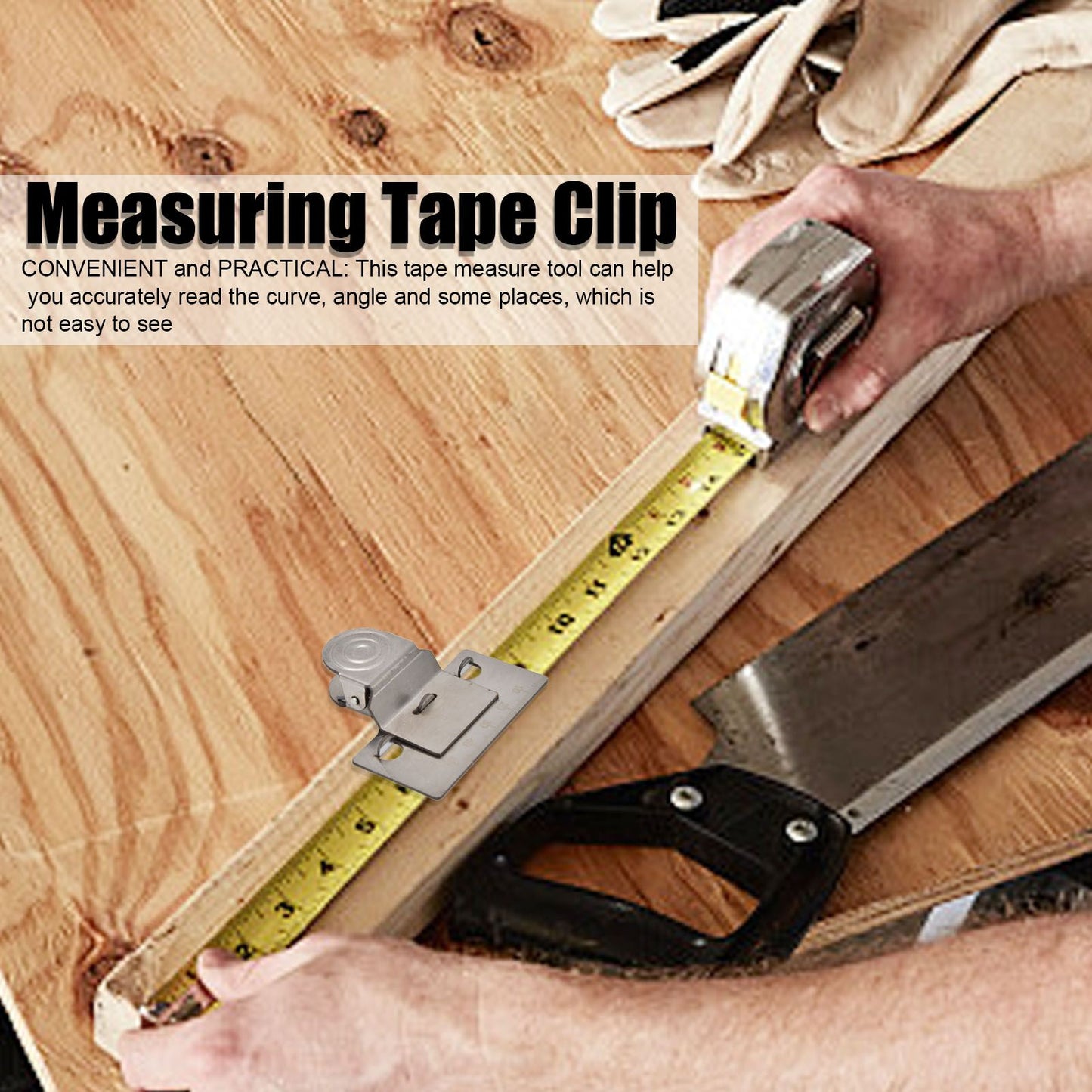 Measuring Tape Clip Durable Wearable Reliable Accurate Compact Convenient Practical Measurement Accessories for Home