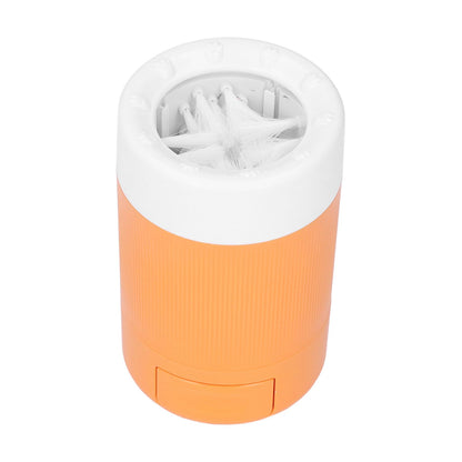 Dog Paw Cleaner Semi Automatic Portable Dog Foot Washing Cup for Pets Cats and DogsOrange