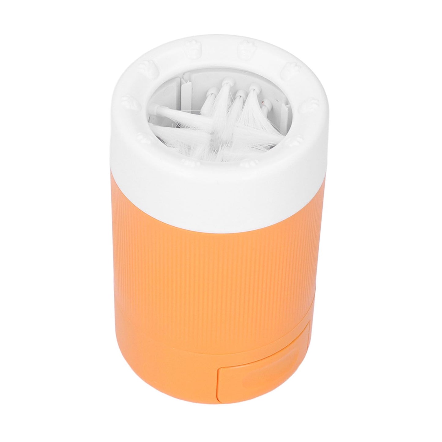 Dog Paw Cleaner Semi Automatic Portable Dog Foot Washing Cup for Pets Cats and DogsOrange