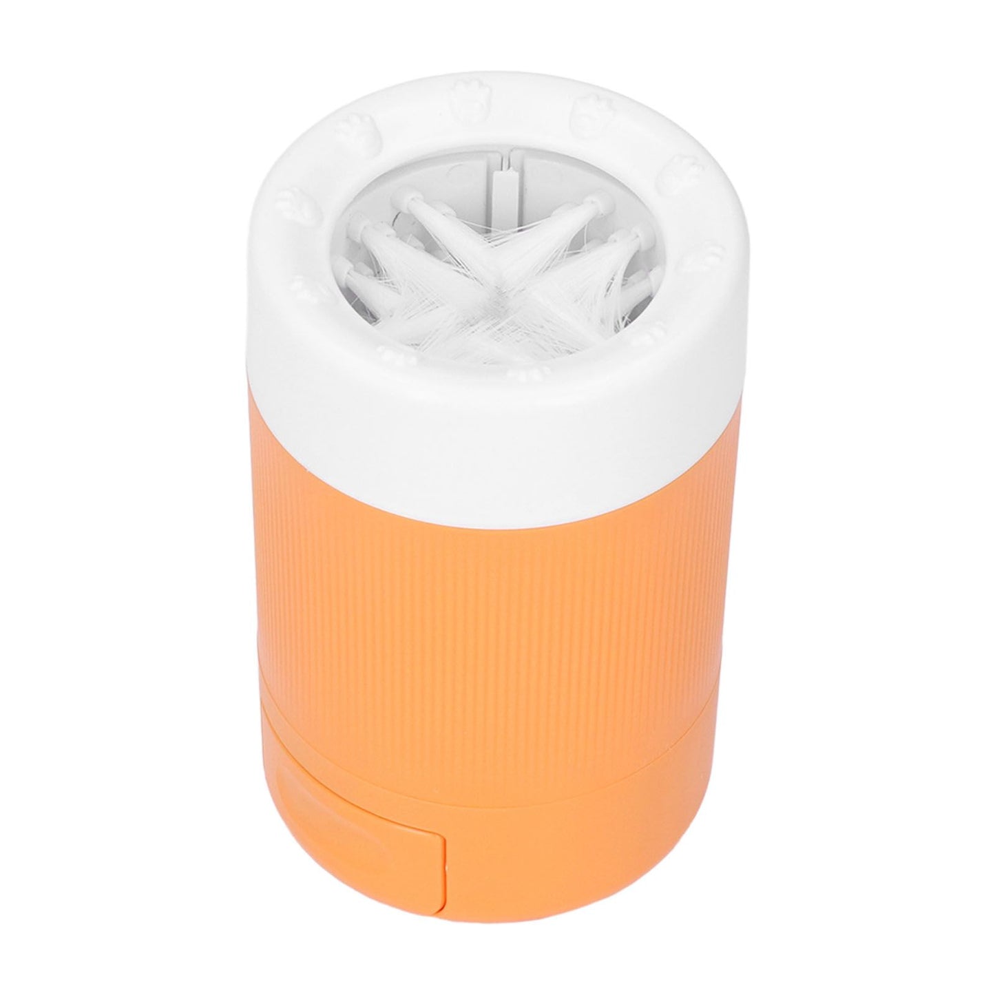 Dog Paw Cleaner Semi Automatic Portable Dog Foot Washing Cup for Pets Cats and DogsOrange