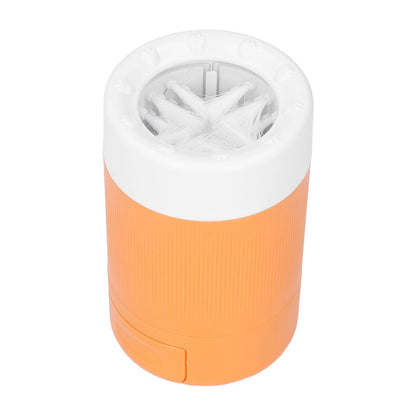 Dog Paw Cleaner Semi Automatic Portable Dog Foot Washing Cup for Pets Cats and DogsOrange