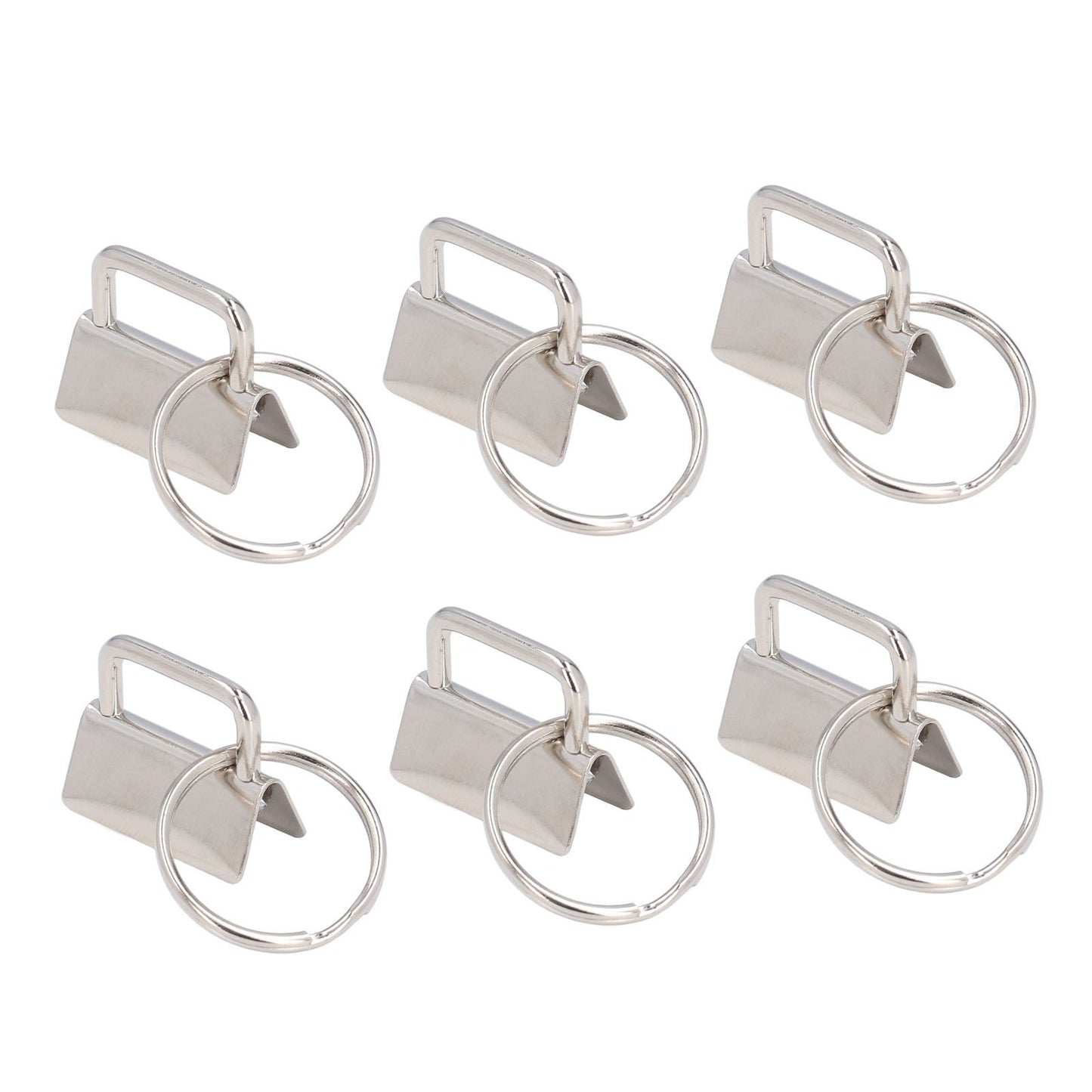 40PCS Key Fob Hardware DIY Craft Project Fine Workmanship High Hardness Iron Material Keychain Hardware