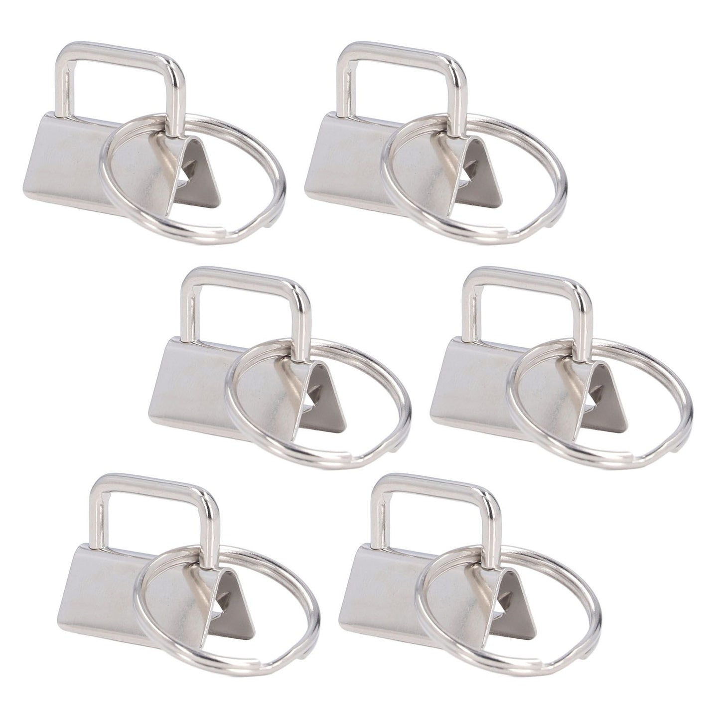 40PCS Key Fob Hardware DIY Craft Project Fine Workmanship High Hardness Iron Material Keychain Hardware
